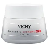 Крем для лица Vichy Liftactiv Supreme против морщин SPF30, с гиалуроновой кислотой, для чувствительной кожи, 50 мл — фото 1