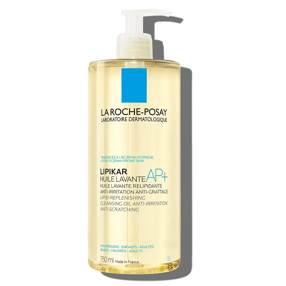 Масло для душа La Roche Posay Lipikar Cleansing Oil AP+ очищающее для сухой и чувствительной кожи, для всей семьи, 750 мл