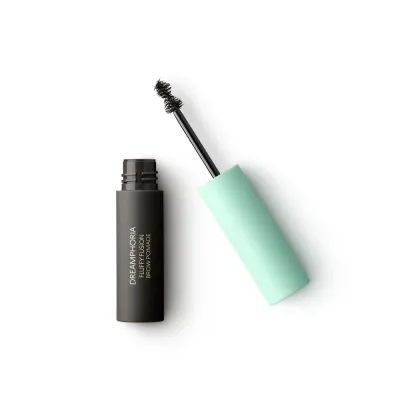 Тушь для бровей KIKO Milano Dreamphoria Fluffy Fusion Brow Pomade муссовая, эффект ламинирования, оттенок 04 Black, 4 мл