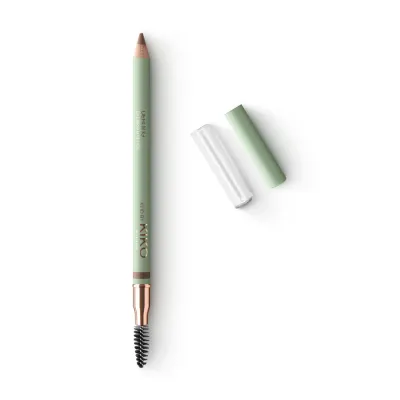 Карандаш для бровей KIKO Milano Kind by KIKO Defining Eyebrow Pencil со щёточкой, градуируемое покрытие, 02 Milk Chocolate, 1,08 г