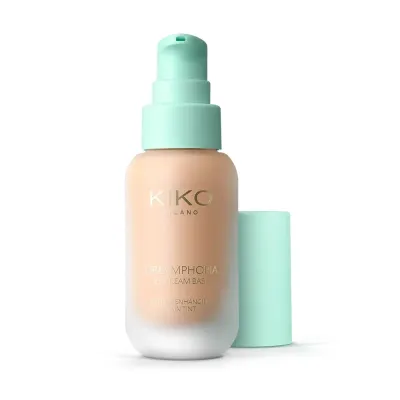Тонирующий крем для лица KIKO Milano Dreamphoria EE Cream Base Energy Enhancing Skin Tint лёгкое и среднее покрытие, натуральный финиш, оттенок 04 Toffee, 32 мл