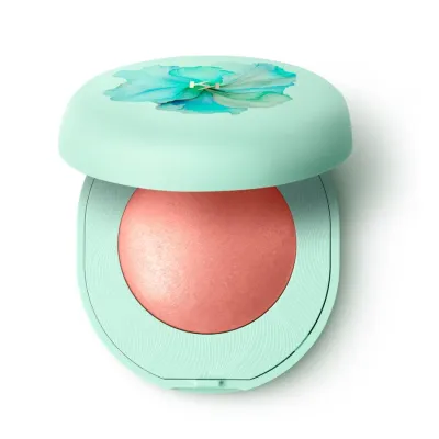 Пудра-хайлайтер для лица KIKO Milano Dreamphoria Glow Up Beautifier гибридная компактная сияющая, 02 Peachy Passion, 6 г