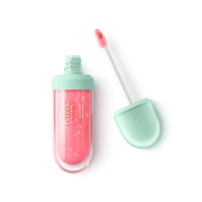 Масло для губ KIKO Milano Dreamphoria 3D Hydra Lip Oil увлажняющее, полупрозрачный цвет, оттенок 02 Visions Of Pink, 6,5 мл
