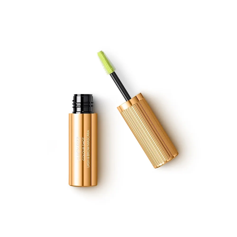 Тушь для ресниц и бровей KIKO Milano Juicy Fizz Colour Shot 01 Just in Lime цветная, для объёма, водостойкая, 4.5 мл