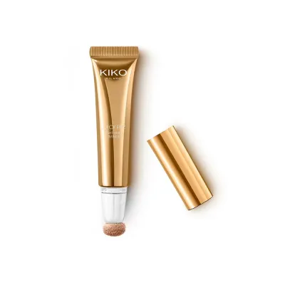 Хайлайтер для лица жидкий KIKO Milano Juicy Fizz Light-Shot с губкой-аппликатором, 02 Golden Sunrise, 14 мл