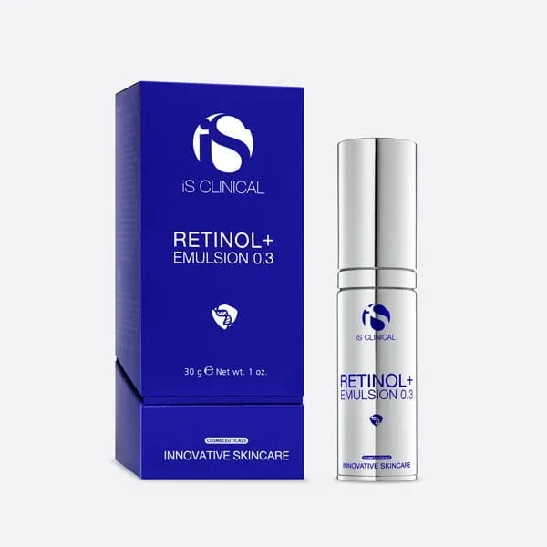Восстанавливающая эмульсия с ретинолом для лица IS CLINICAL Retinol+ Emulsion 0.3, 30 г