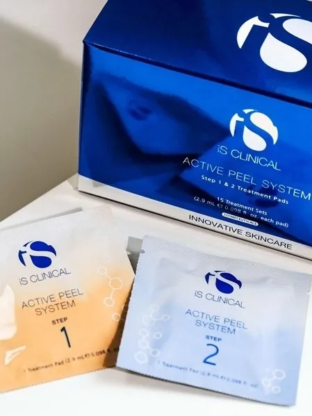 Двухэтапная отшелушивающая система для лица IS CLINICAL Active Peel System, 15 шт