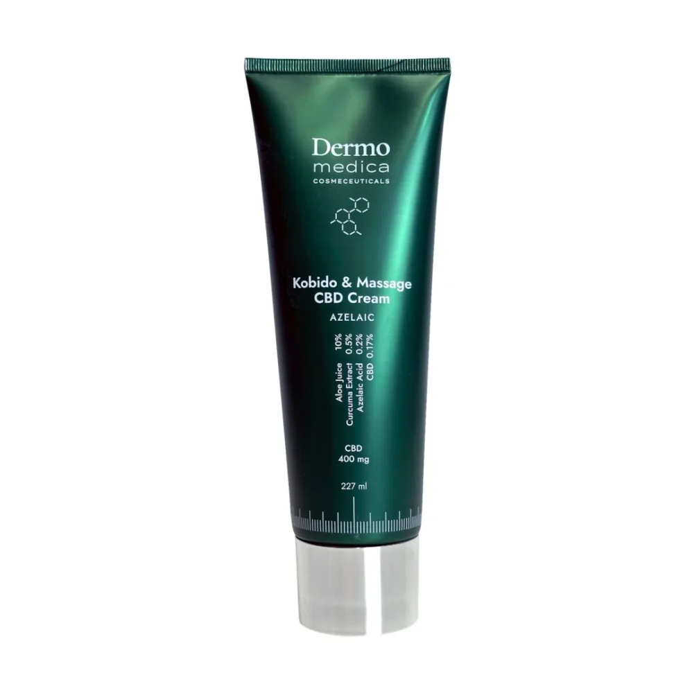 Массажный крем-бальзам для лица и тела с CBD Dermomedica Cosmeceuticals Dermomedica Kobido & Massage CBD Cream, 200 мл