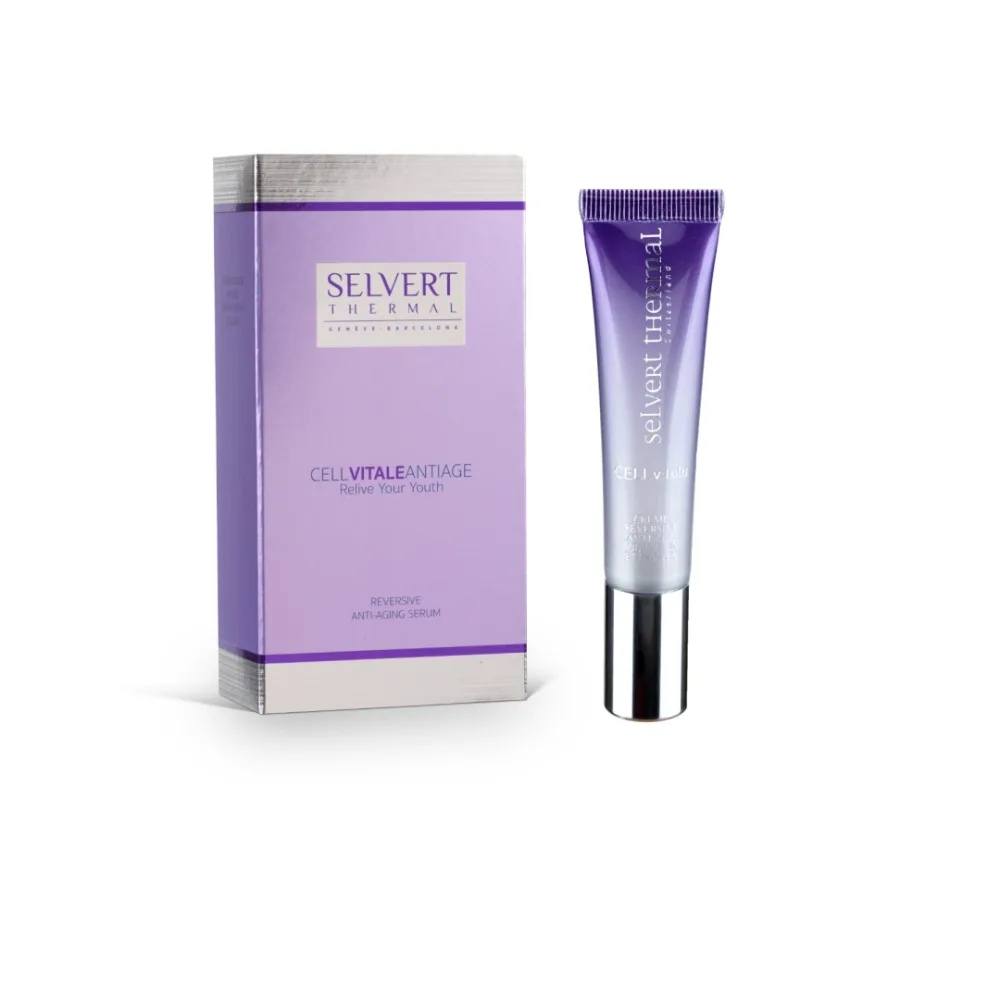 Крем для кожи вокруг глаз и губ антивозрастной Selvert Thermal Reversive Antiaging Eyes & Lips, 15 мл
