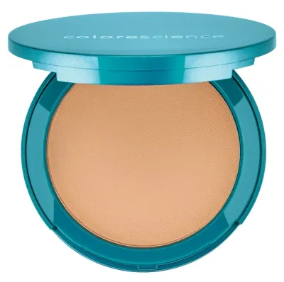Минеральная прессованная пудра-основа Natural Finish SPF20, оттенок Medium Bisque Colorescience, 12 г