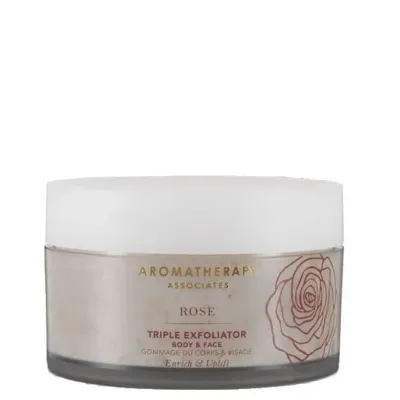 Розовый скраб для лица и тела тройного действия Aromatherapy Associates Rose Triple Exfoliator, 200 мл