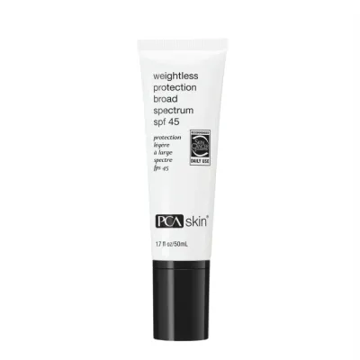 Крем для лица солнцезащитный легкий PCA Skin Weightless Protection SPF45, 50 г