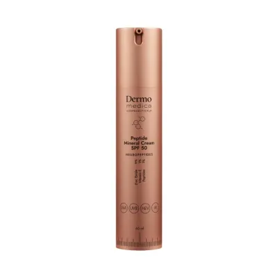 Крем для лица солнцезащитный минеральный с пептидами SPF50 Dermomedica Cosmeceuticals Dermomedica Peptide Mineral Cream, 60 мл