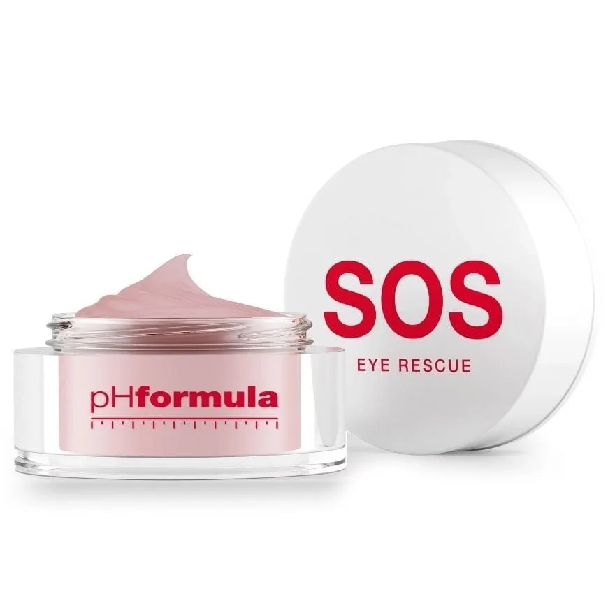 Крем для кожи вокруг глаз с пептидами восстанавливающий pHformula SOS Eye Rescue, 15 мл