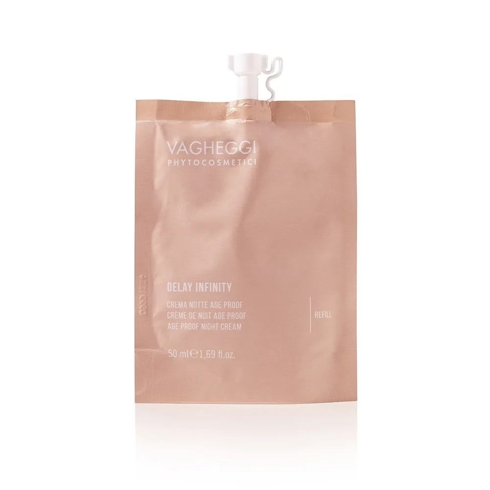 Крем для лица ночной антивозрастной, сменный блок Vagheggi New Delay Infinity Age Proof Night Cream Refill, 50 мл