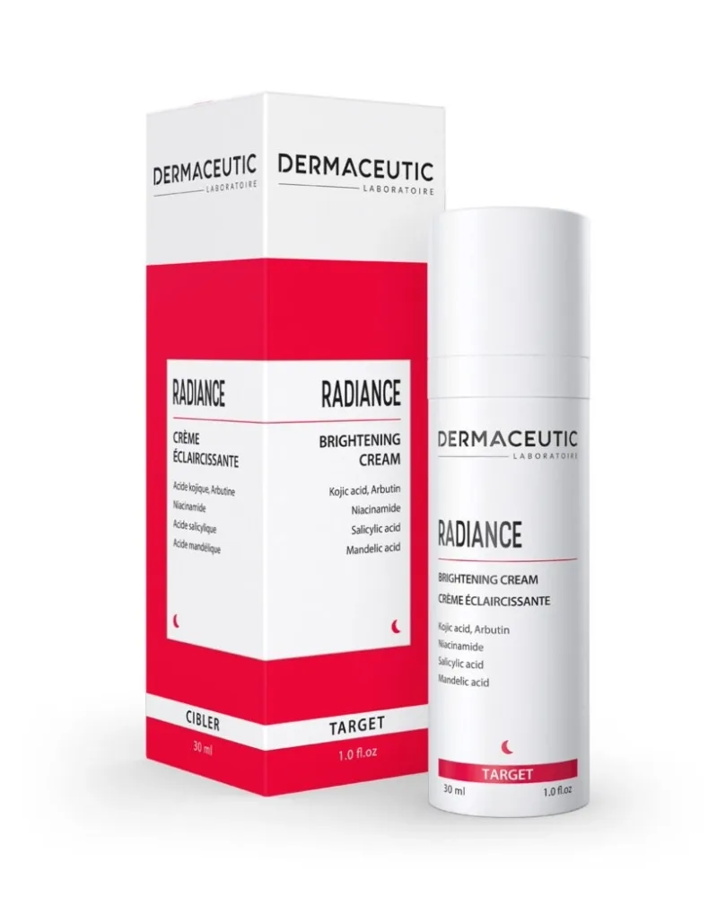 Крем для лица обновляющий осветляющий с кислотами Dermaceutic Radiance, 30 мл