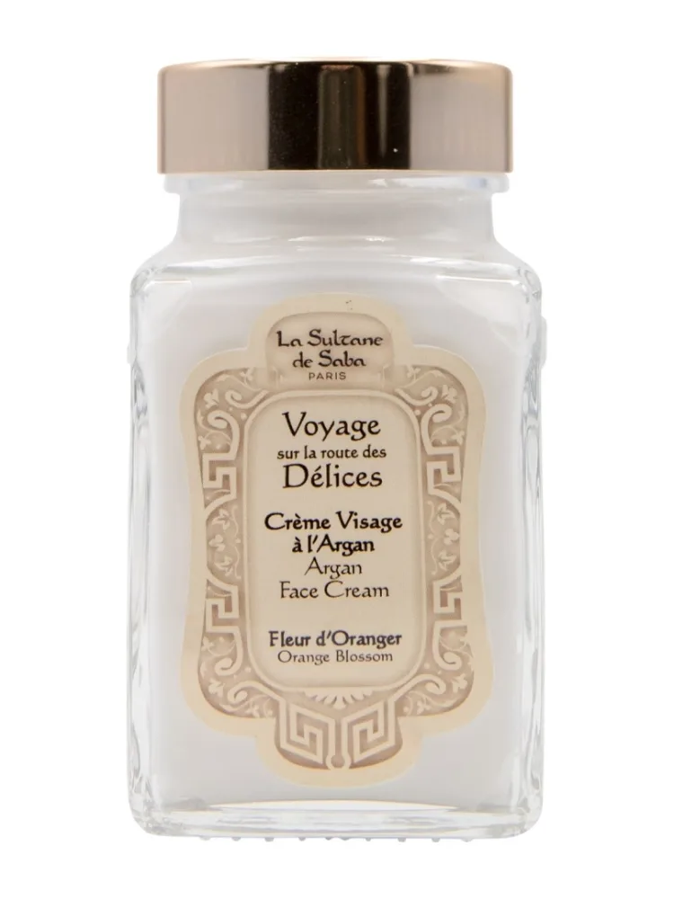 Крем для лица аргановый питательный, с цветком апельсина La Sultane de Saba Argan Face Cream Orange Blossom, 100 мл