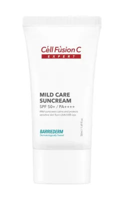 Крем солнцезащитный успокаивающий Cell Fusion C Expert Mild Care Suncream SPF50+, 50 мл