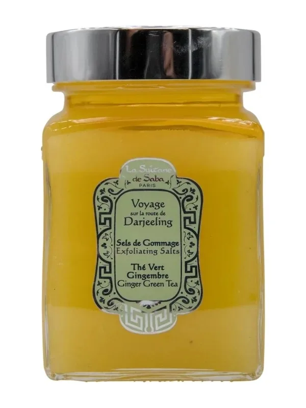 Солевой скраб для тела зеленый чай и имбирь La Sultane de Saba Sels de Gommage Ginger Green Tea, 300 г