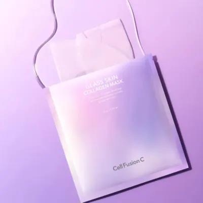 Разглаживающая гидрогелевая маска с эффектом Glass Skin Cell Fusion C Glass Skin Collagen, 5x35 г