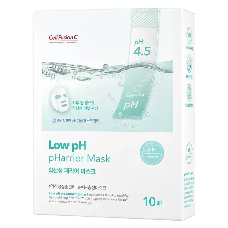 Тканевая глубоко увлажняющая маска для лица Cell Fusion C Low pH pHarrier, 10x25 г