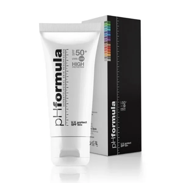 Крем для лица солнцезащитный с фильтрами UVA UVB pHformula MD UV protect SPF 50+, 50 мл