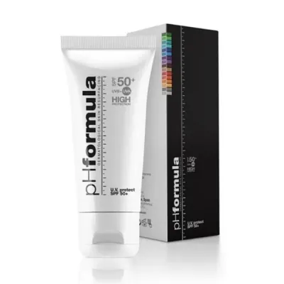 Крем для лица солнцезащитный с фильтрами UVA UVB pHformula MD UV protect SPF 50+, 50 мл