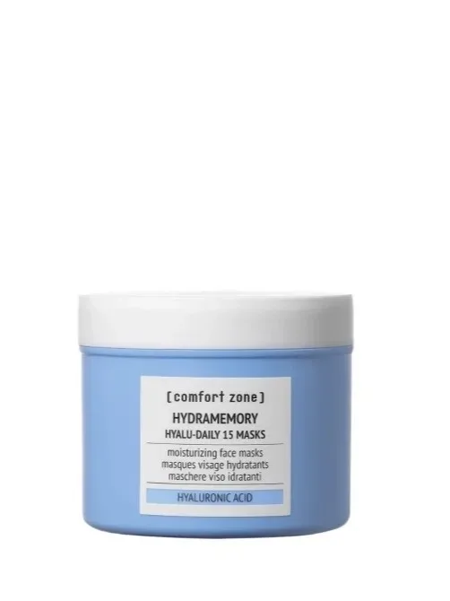 Увлажняющие тканевые маски для лица Comfort Zone Hydramemory Hyalu-Daily, 15 шт