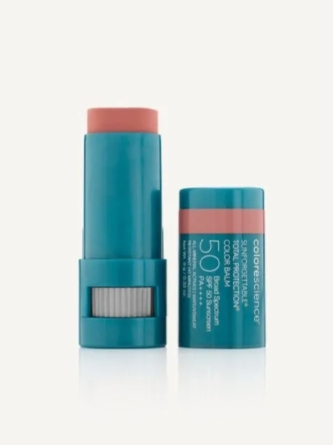 Бальзам для губ и щёк Sunforgettable SPF50, оттенок Savanna Colorescience, 9 г