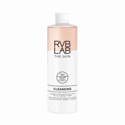 Двухфазная мицеллярная жидкость для снятия макияжа 3-в-1 RVB LAB, 400 мл
