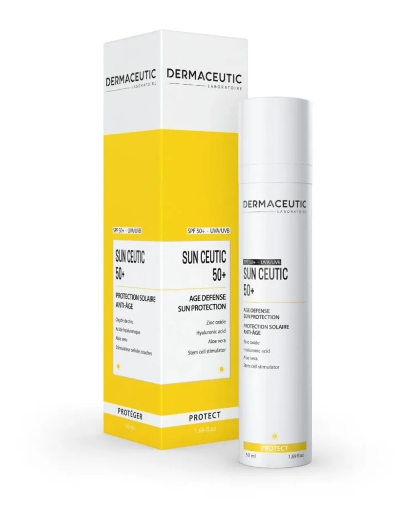 Крем для лица солнцезащитный антивозрастной SPF 50+ Dermaceutic Sun Ceutic 50+, 50 мл