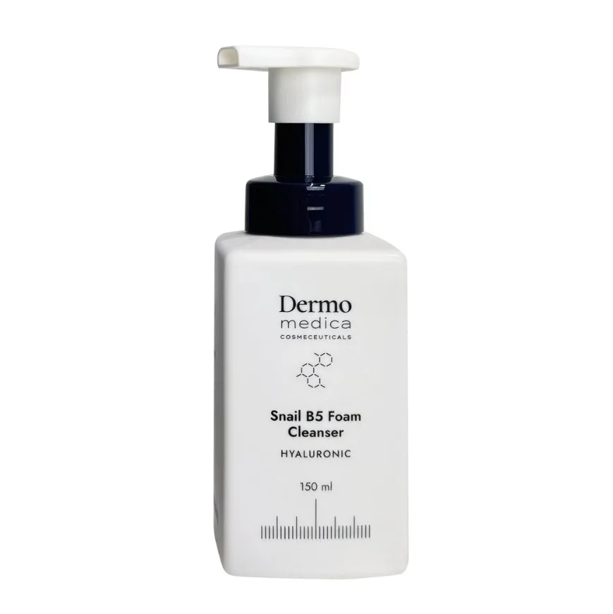 Пенка для умывания с муцином улитки и пантенолом Dermomedica Cosmeceuticals Dermomedica Snail B5 Foam Cleanser, 150 мл