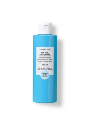 Гель для душа после загара для тела и волос 2в1 Comfort Zone Sun Soul 2 in 1 Shower Gel, 200 мл