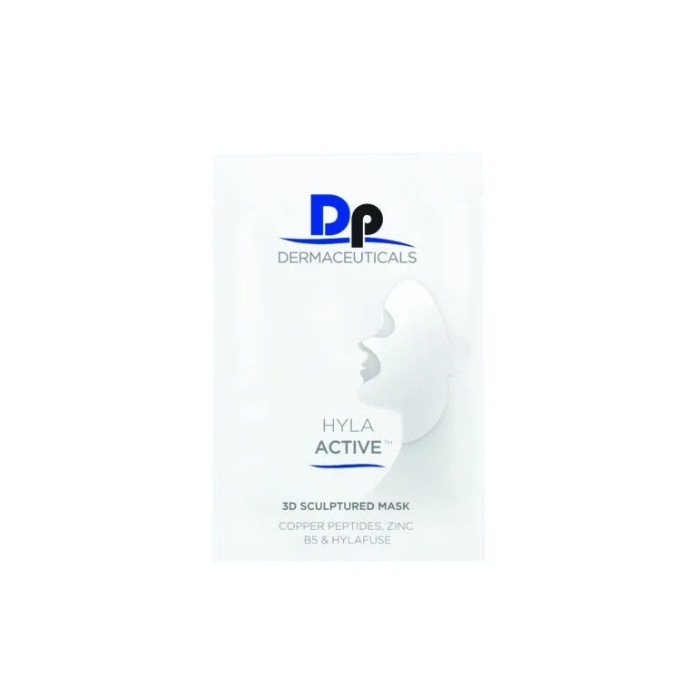 Увлажняющая тканевая 3D-маска для лица DP Dermaceuticals Hyla Active 3D Sculptured Mask