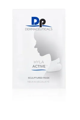 Гидрогелевая маска для шеи и зоны декольте с гиалуроновой кислотой DP Dermaceuticals, 1 шт