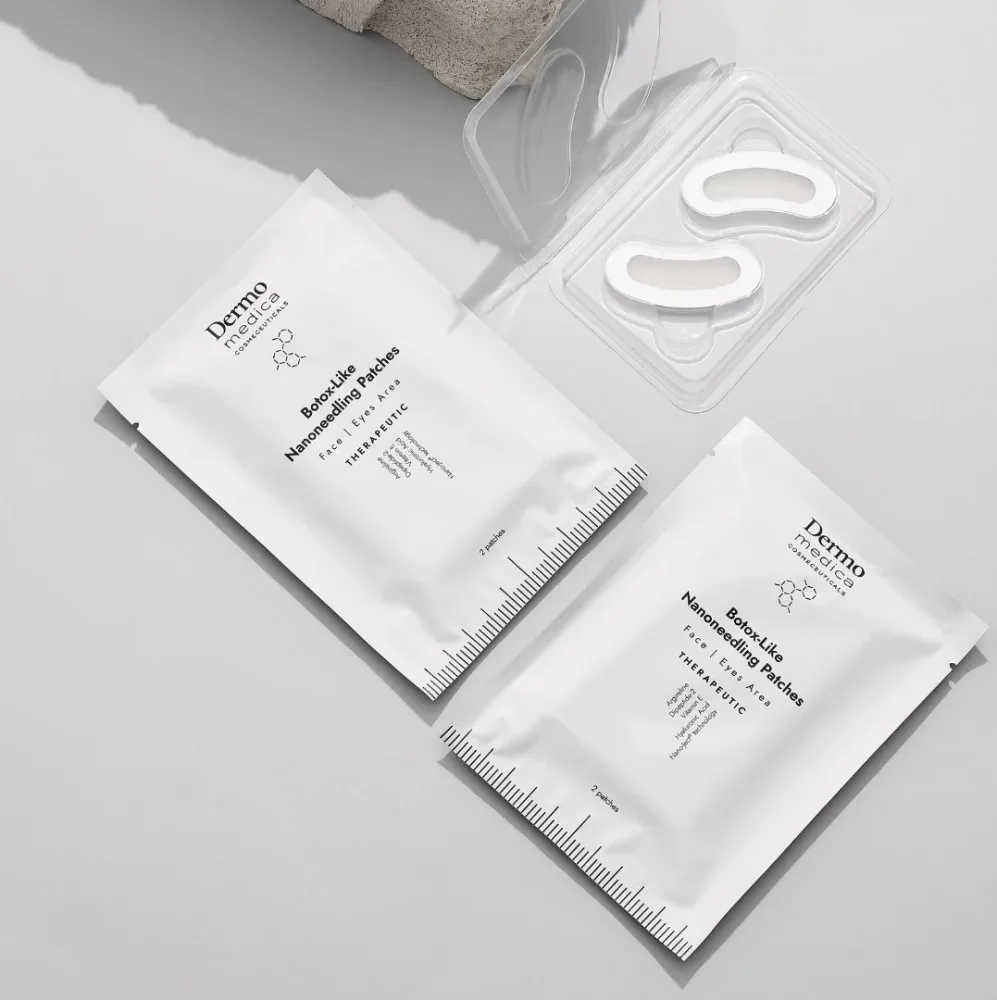 Разглаживающие микроигольчатые патчи для лица с пептидами Dermomedica Cosmeceuticals Dermomedica, 2 шт