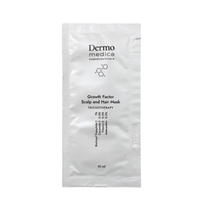 Маска для кожи головы против раздражения в ампулах Dermomedica Cosmeceuticals Dermomedica Growth Factor Scalp and Hair Mask, 10 x 10 мл
