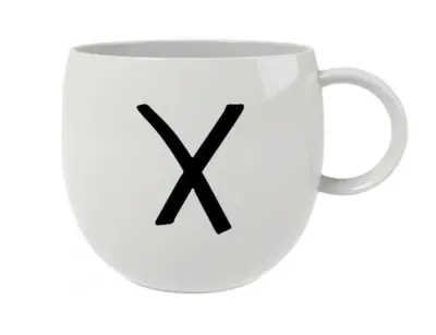 Like. by Villeroy&Boch Кружка с буквами 400 мл X
