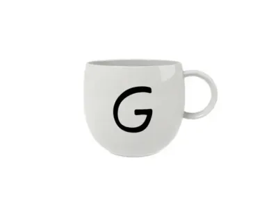 Like. by Villeroy&Boch Кружка с буквами 400 мл G