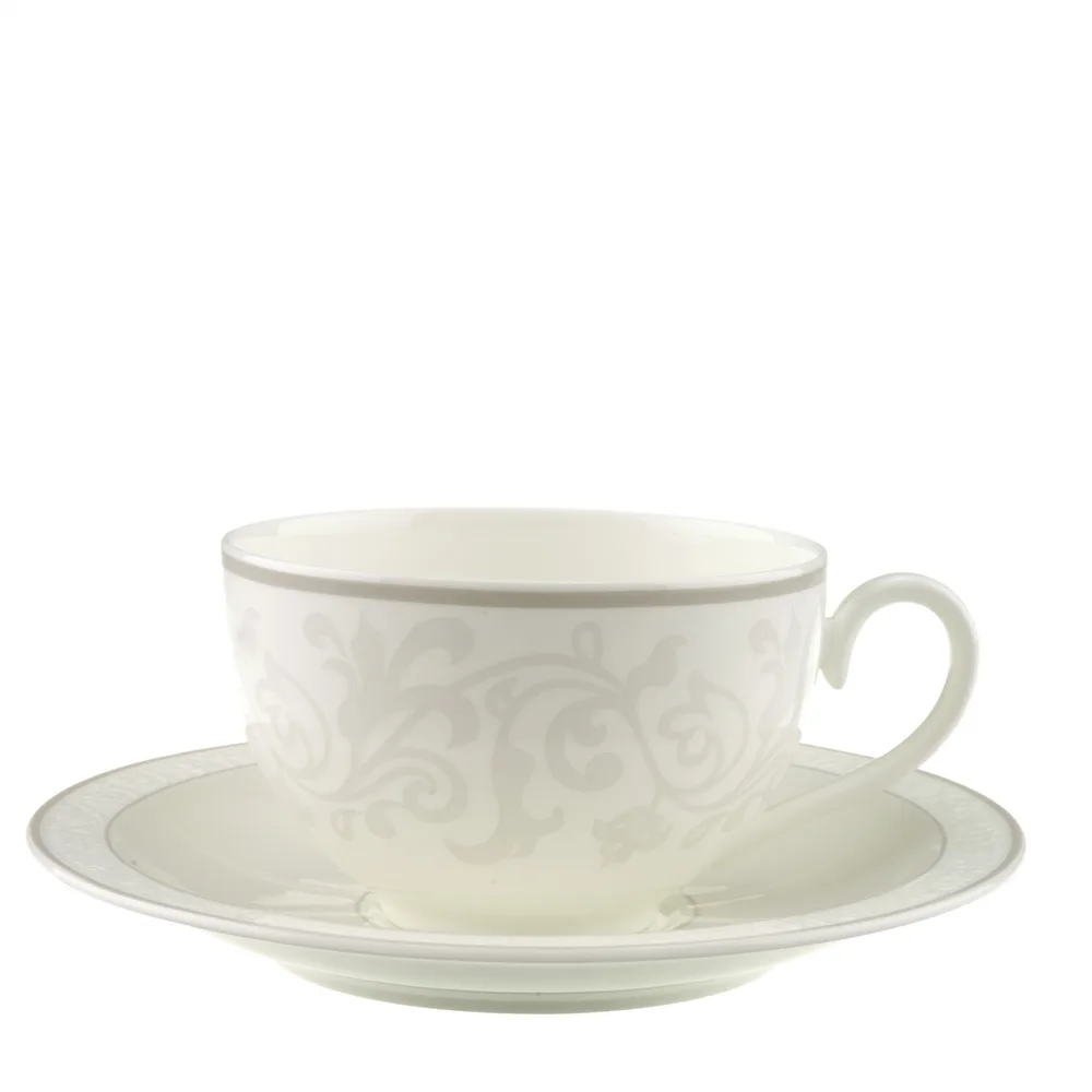 Villeroy & Boch Чашка с блюдцем Gray Pearl 400 мл для завтрака