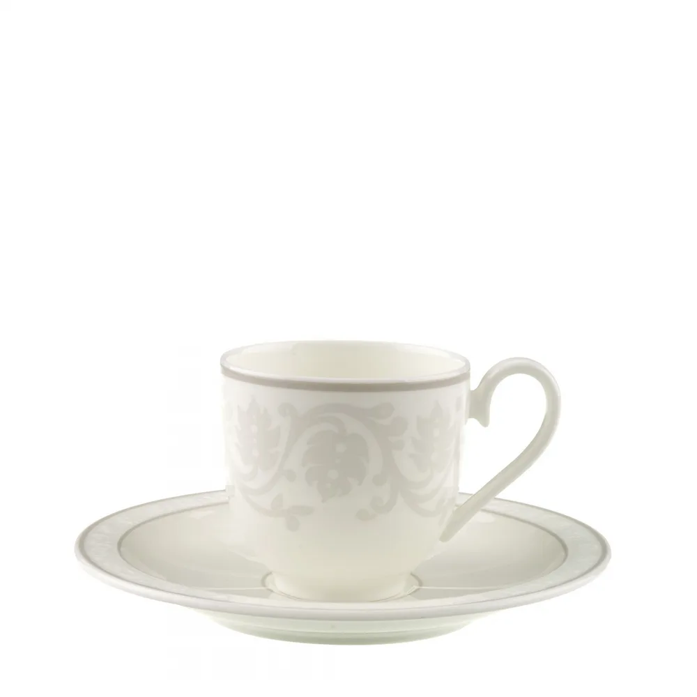 Villeroy & Boch Чашка с блюдцем серого жемчуга 100 мл для эспрессо
