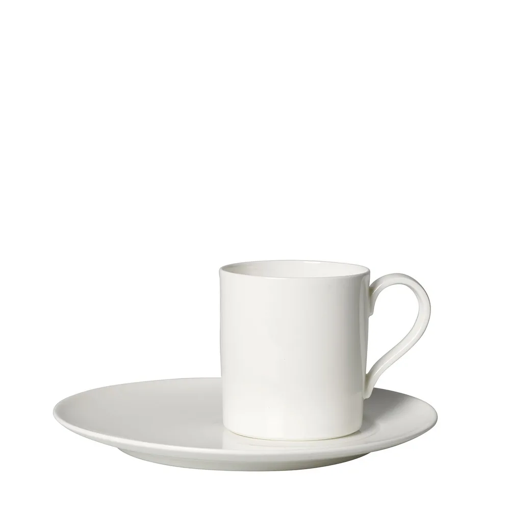 Villeroy & Boch Чашка с блюдцем MetroChic Blanc 210 мл для кофе