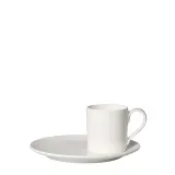 Villeroy & Boch Чашка с блюдцем MetroChic Blanc 80 мл для эспрессо — фото 1