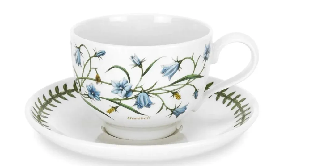 Portmeirion Кофейная чашка с блюдцем Harebell "Ботанический сад" 280 мл
