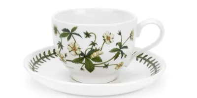 Portmeirion Чашка для завтрака Botanic Garden 280 мл с блюдцем Cinquefoil