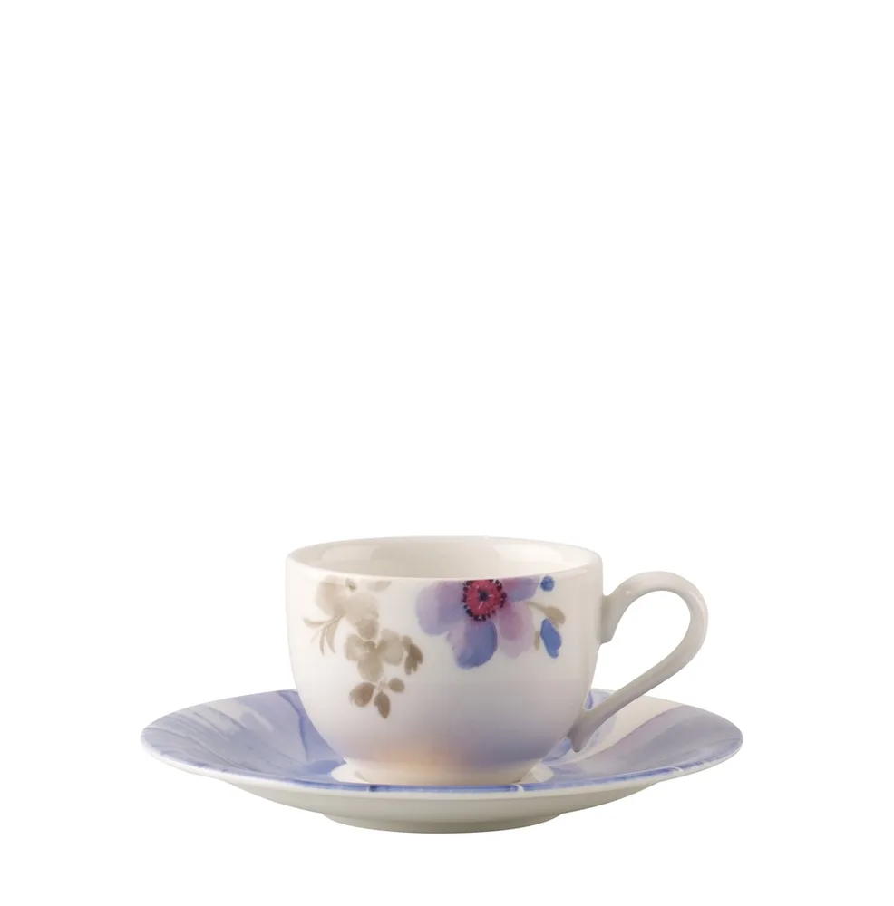 Villeroy & Boch Чашка с блюдцем Mariefleur Gris 80 мл для эспрессо