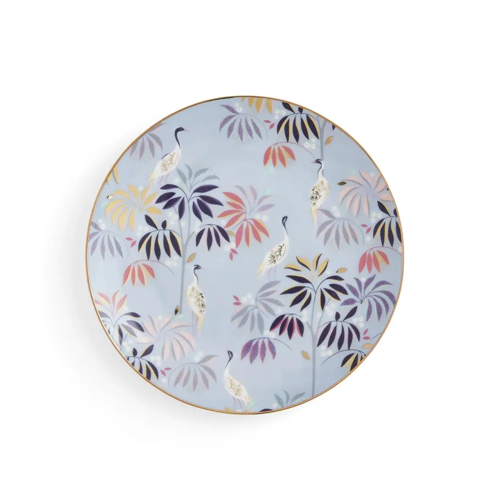 Portmeirion Десертная тарелка Sara Miller India 20 см Crane Sky Blue