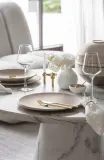 Villeroy & Boch Тарелка обеденная NewMoon 27 см бежевая — фото 4