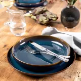 Like. by Villeroy&Boch Набор джинсовых тарелок ручной работы для 2 человек — фото 4