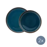 Like. by Villeroy&Boch Джинсовый обеденный набор Crafted на 2 персоны (4 шт.) — фото 1